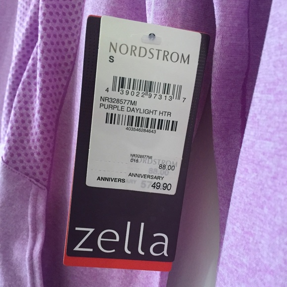 Zella Dharma Purple Hooded Athletic Jacket - Picture 6 of 7